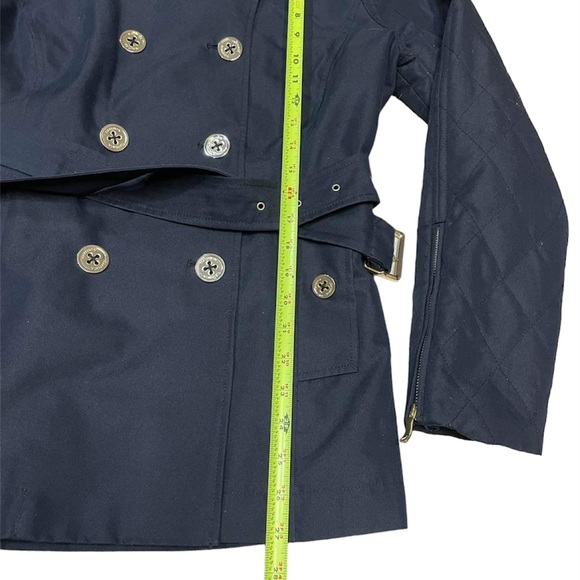 Nautica Belted Classic Trench Short Pea Coat Jacket (size L) - Picture 5 of 8